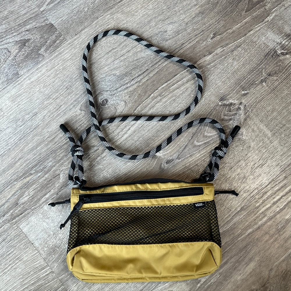Vans Cordura Mesh Sacoche Crossbody Bag Mustard Yellow VN000GG55QJ